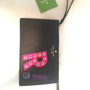 NWT Kate Spade “R” Wristlet